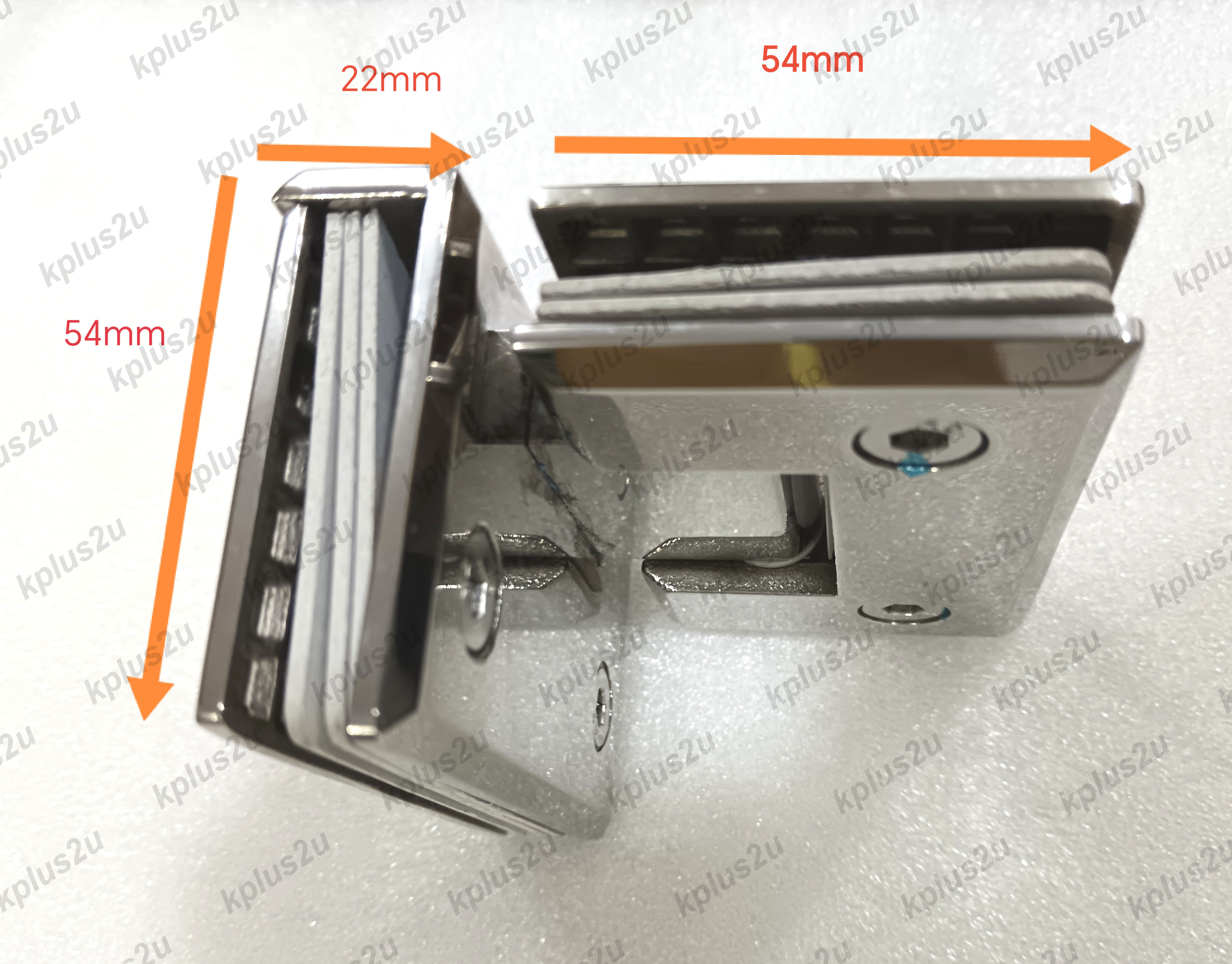 Shower Screen Door Hinge 90degree Stainless Steel SUS304 Glass attach ...