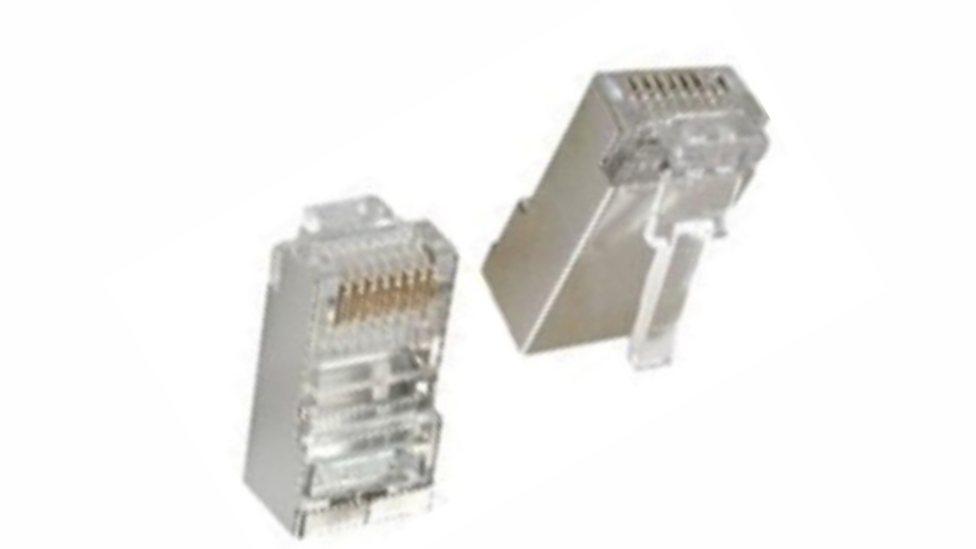Shielded Cat6 RJ45 LAN Network Internet Connector Plug 8P8C 8Pin Less ...