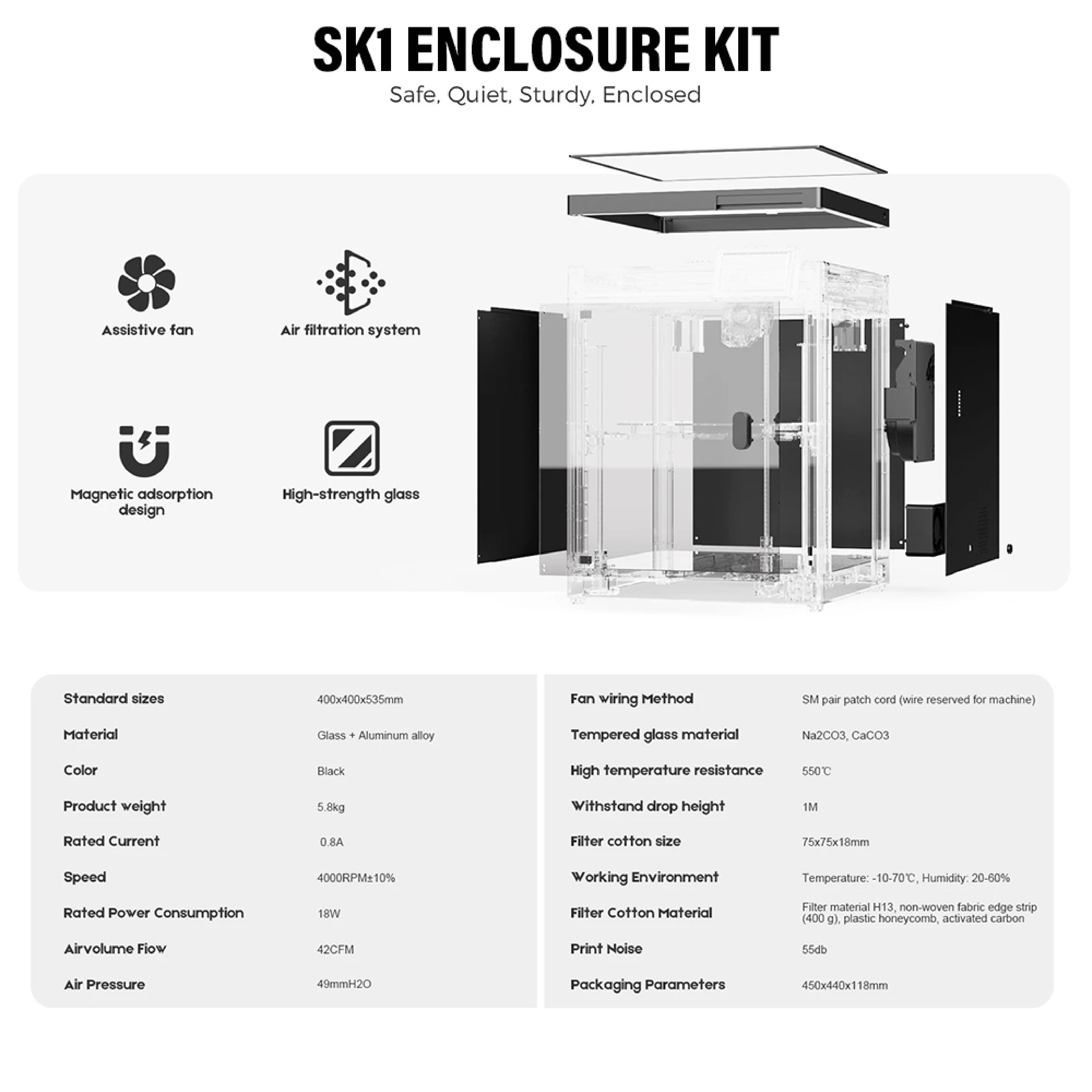 Two Trees SK1 High Speed Printing up to 700mm/s / WiFi Control / All ...