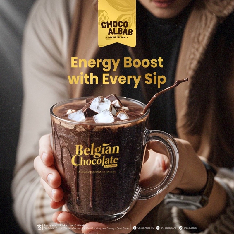 Air Coklat Belgian Chocolate Drink Choco Albab | Shopee Malaysia