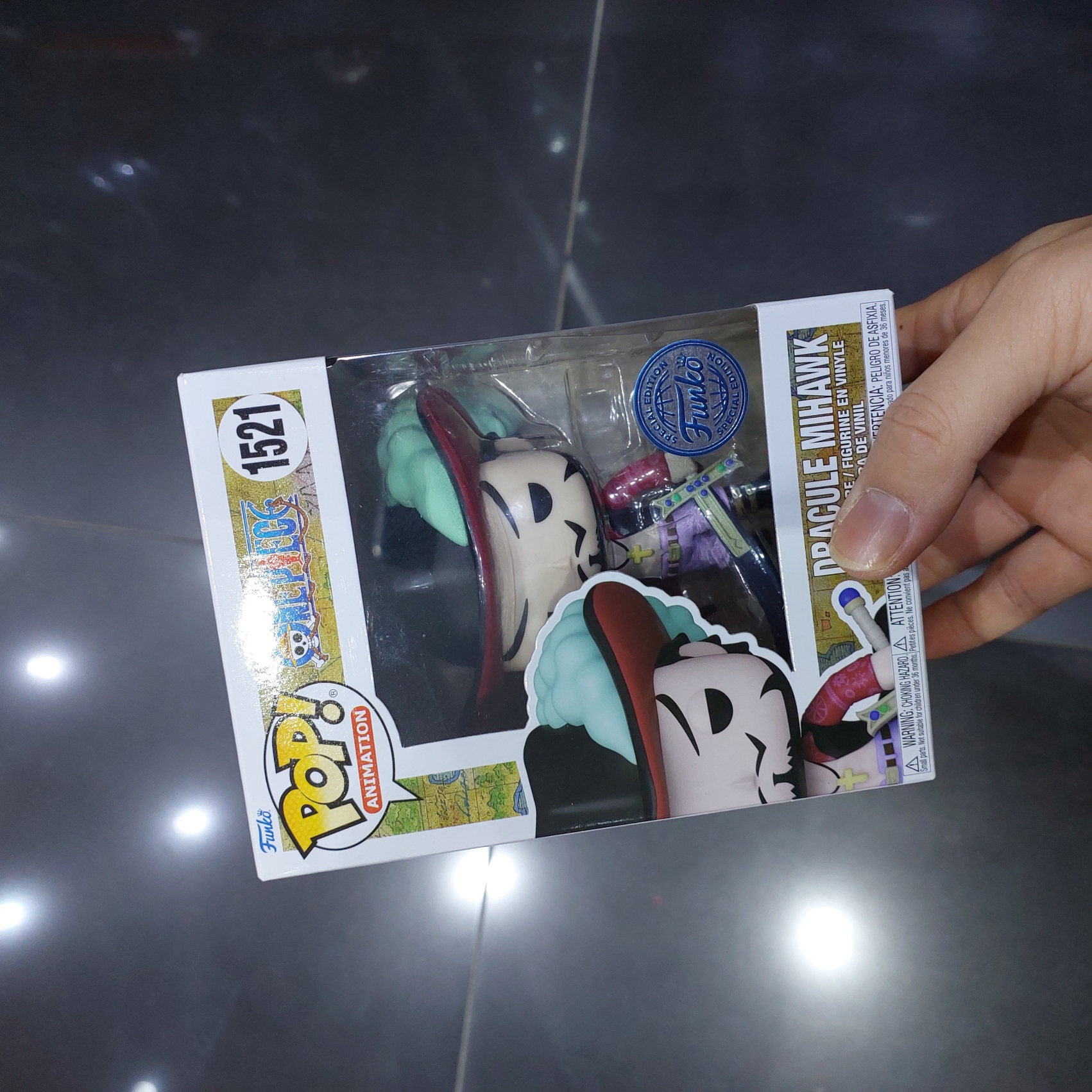 Funko Pop Dracule Mihawk 1521 One Piece Anime Collectibles Toys Action ...