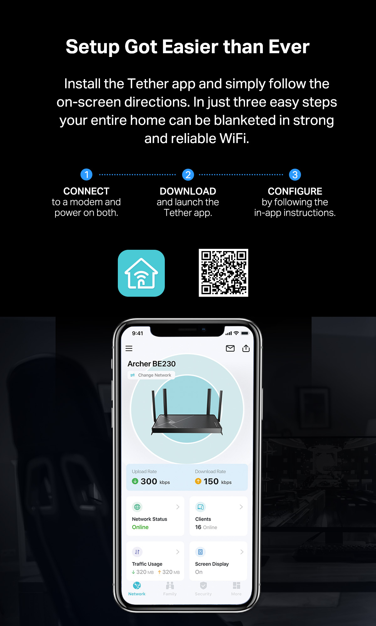 TP-Link Archer BE230 WiFi 7 BE3600 Dual-Band Dual 2.5G Ports Router ...