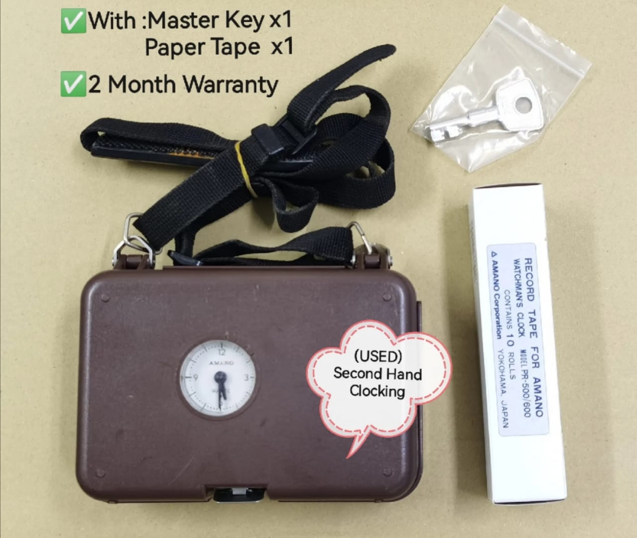 AMANO PR600 WATCHMAN CLOCK | AMANO PR600 CLOCKING MACHINE | Shopee Malaysia