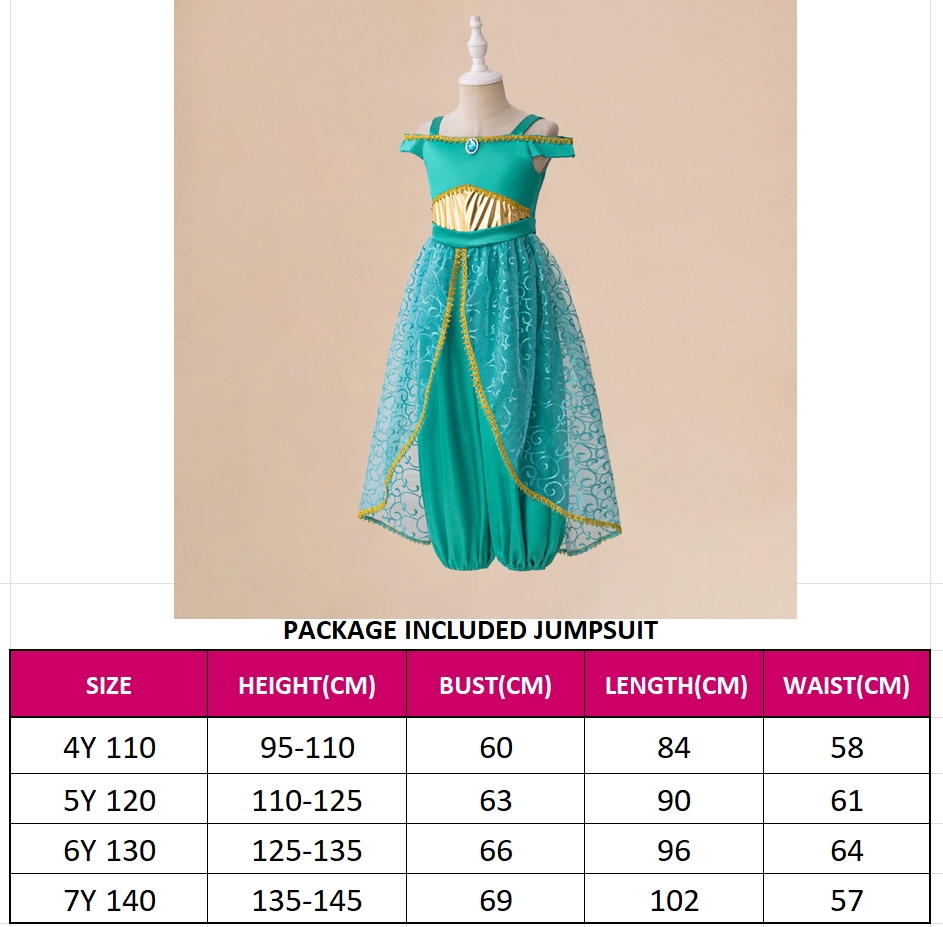 Girls Ocean Princess Costume Set – Adventure Dress Up Outfit With Wig & Accessories – Toddler Birthday, Christmas, Cosplay