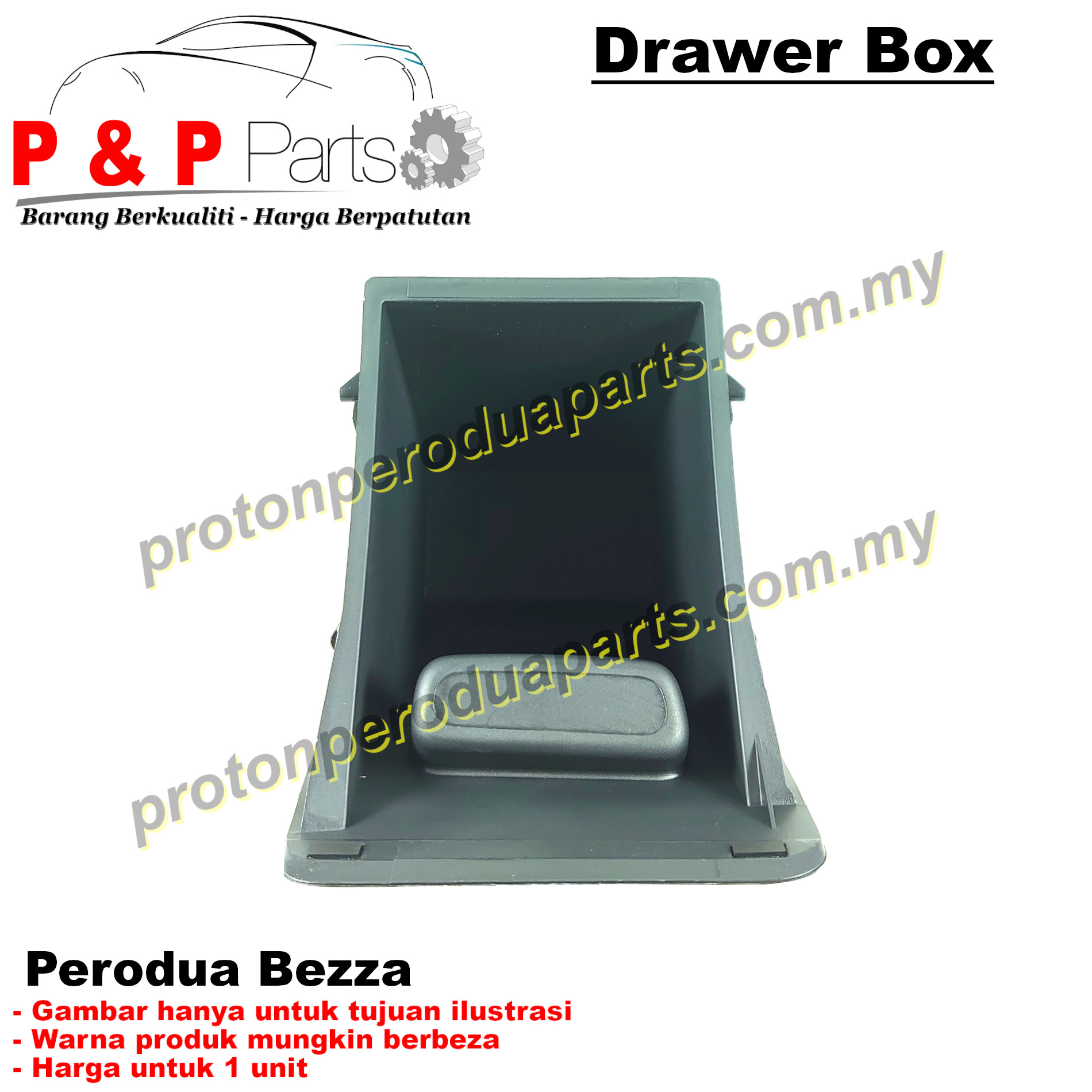 Drawer Coin Box Laci Syiling - Perodua Bezza - Original Perodua Parts ...