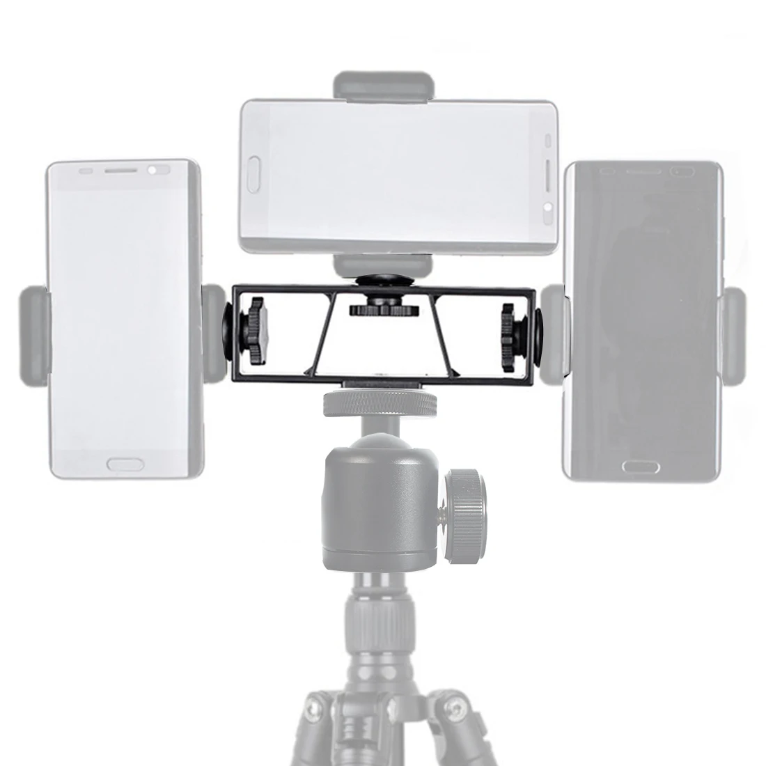 Three Position Multi Camera Stand Bracket Triple Extension Holder 3 ...