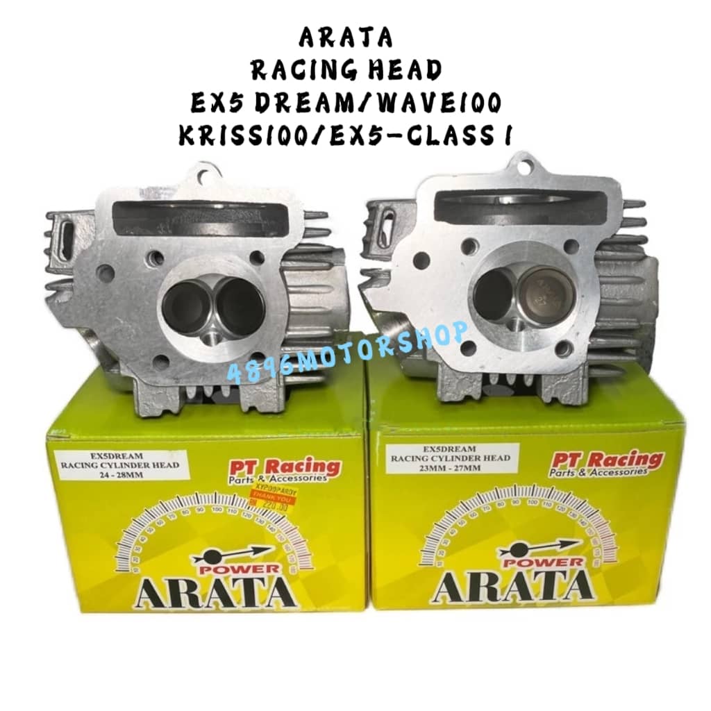 ARATA RACING HEAD HONDA EX5 DREAM WAVE100 CLASS 1 EVOZ KRISS100 RACING ...
