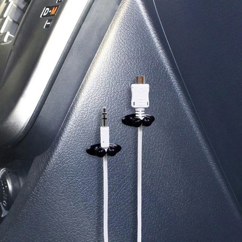 CAR WIRE CABLE HOLDER Beam Clamp Clipper Stand Home Office Table ...