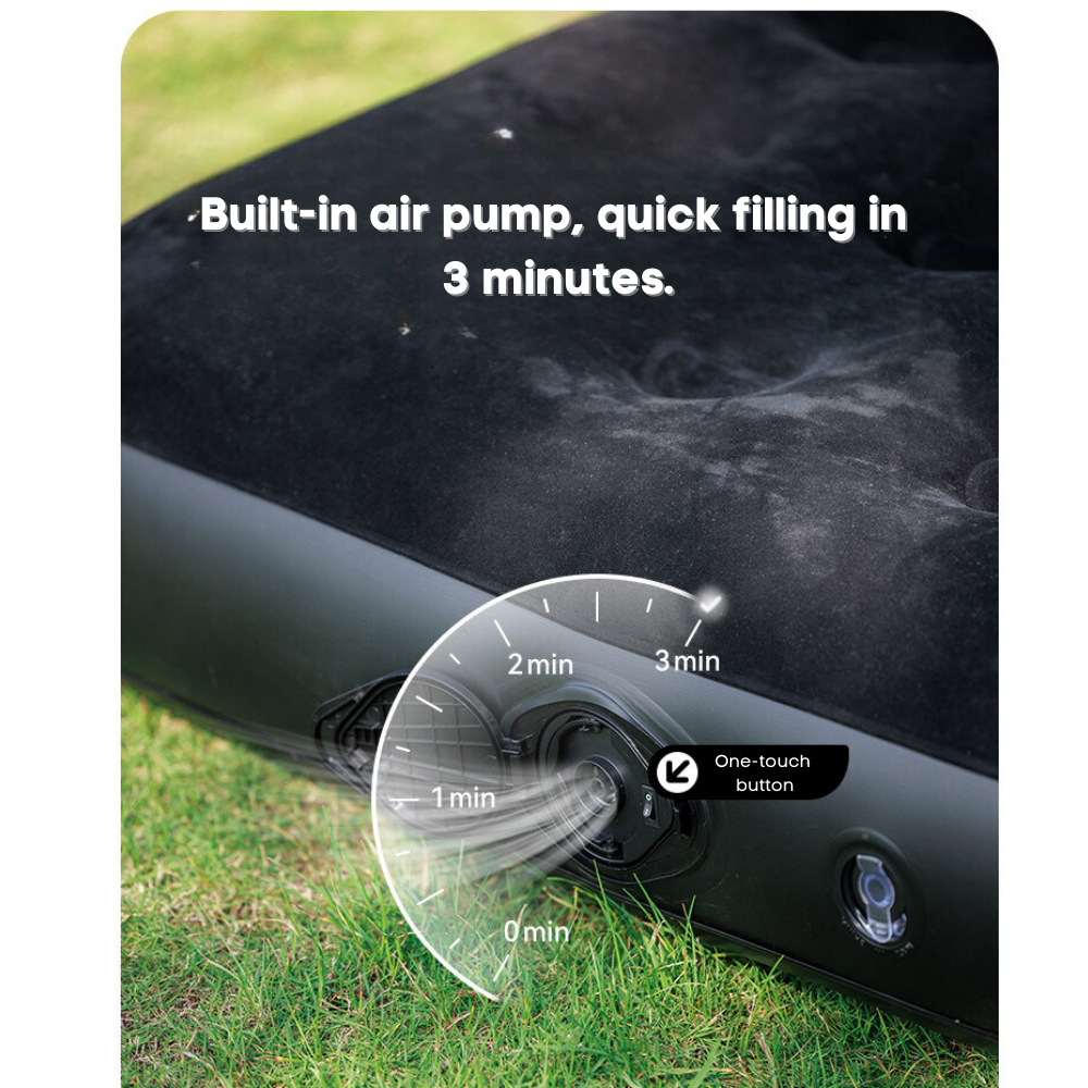 BLACKDOG Fluffy Smoke - Automatic Inflatable Bed | Shopee Malaysia