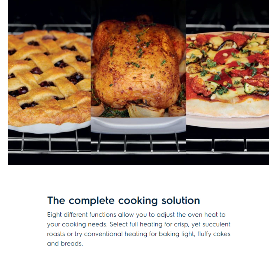 Electrolux UltimateTaste 700 5 Burner & 130L Electric Oven Freestanding