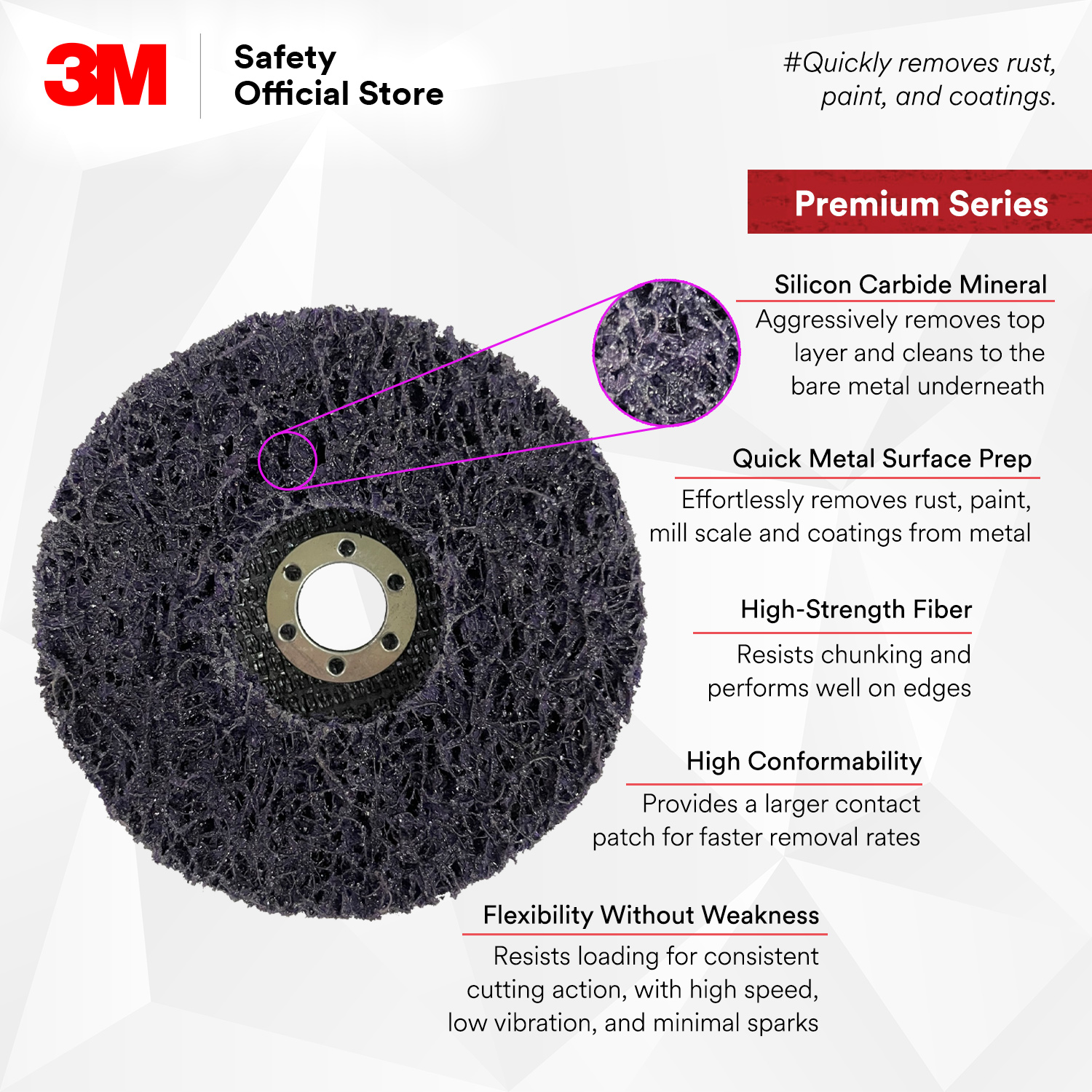 3M™ Scotch-Brite™ Clean and Strip XT Pro Disc/ Remove Paint/ Rust ...