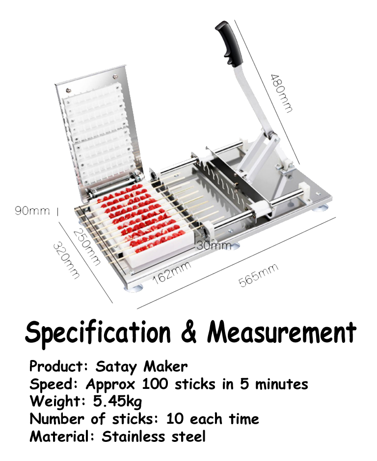 Satay Maker (Stainless Steel) | Shopee Malaysia