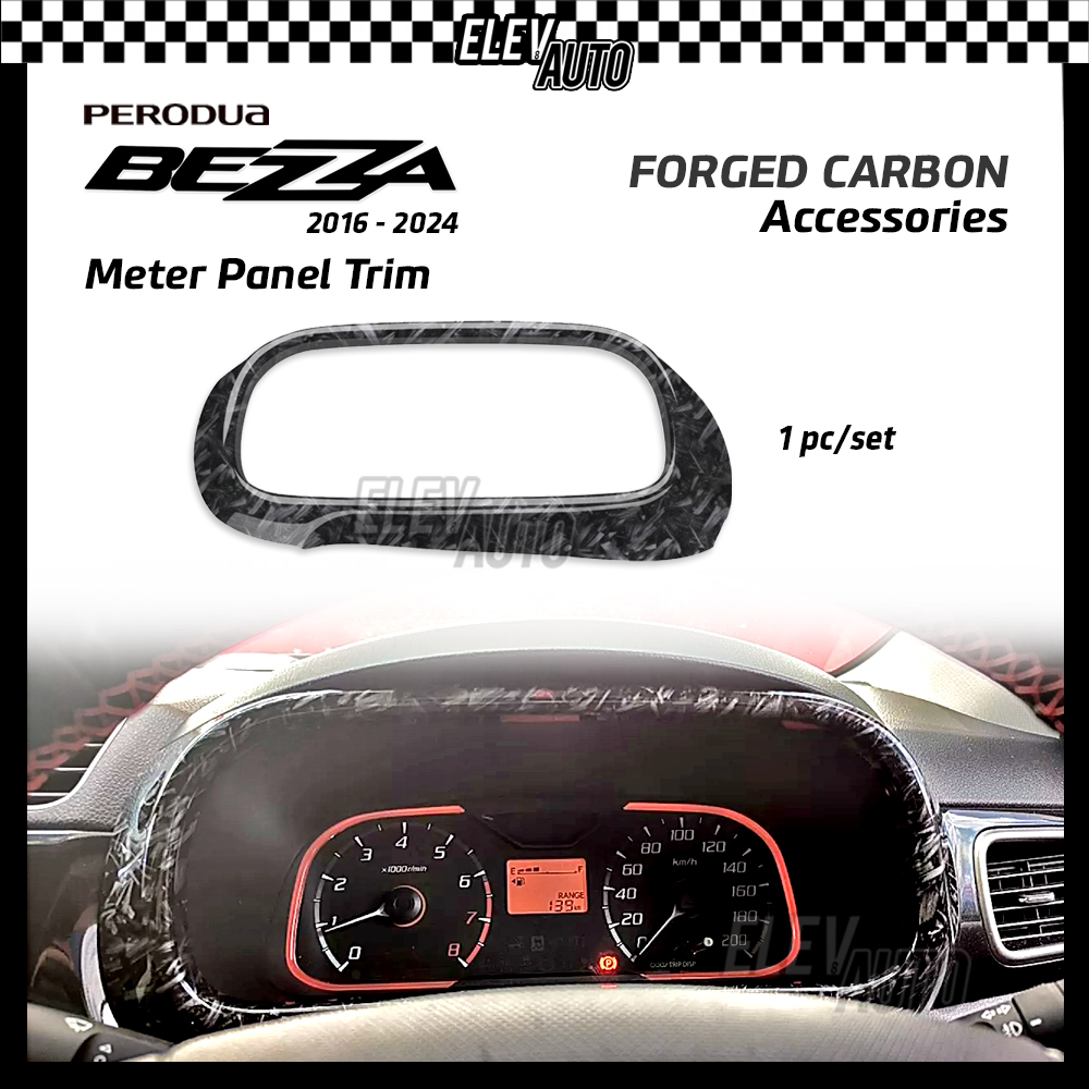 Perodua Bezza 2016 - 2024 FORGED CARBON Interior Accessories Steering ...