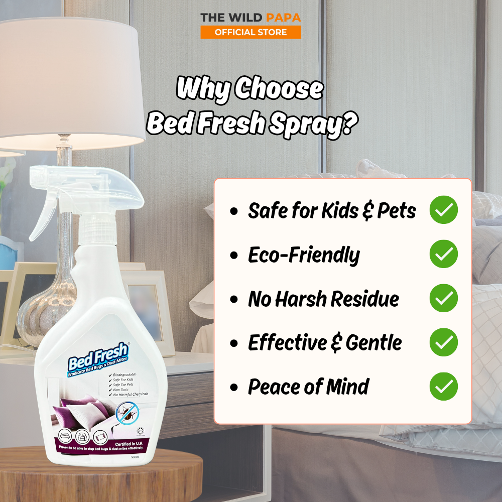 LNP Bed Fresh Eradicate Bed Bugs & Dust Mites Spray 500ml Anti Mites ...