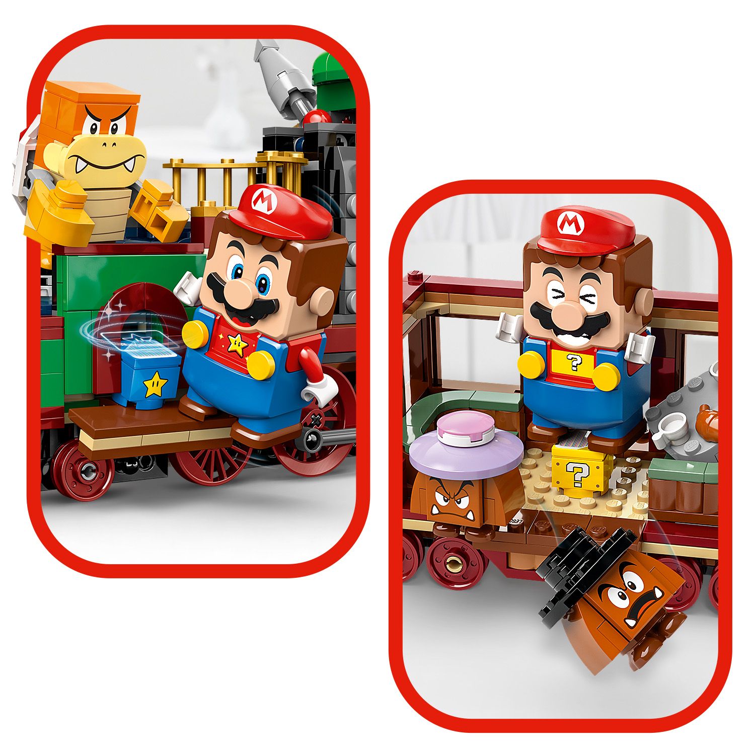 LEGO Super Mario 71437 The Bowser Express Train (1392 Pieces) | Shopee ...