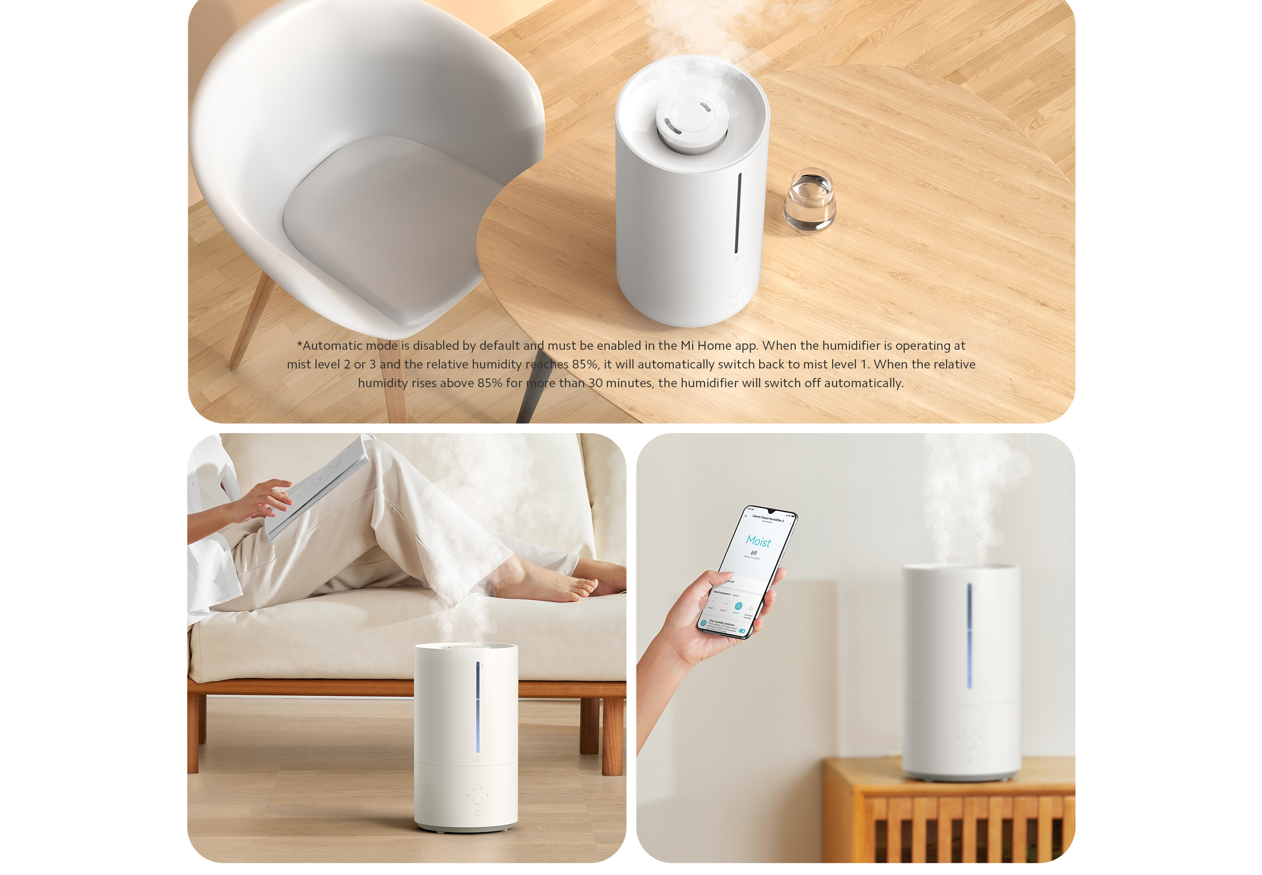 Xiaomi Smart Humidifier 2 | Aromatherapy | UV-C 99.9% Sterilization ...