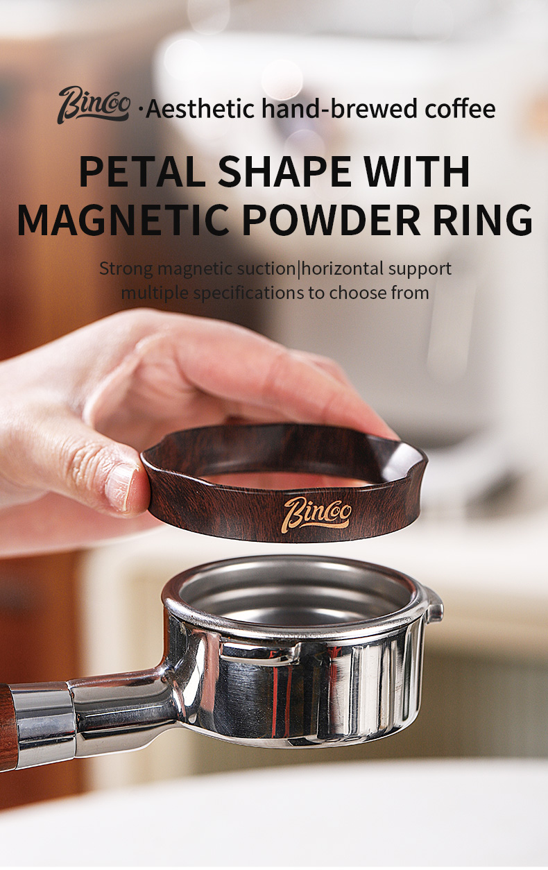 Bincoo Espresso Magnetic Dosing Ring Powder Collector Espresso Machine ...