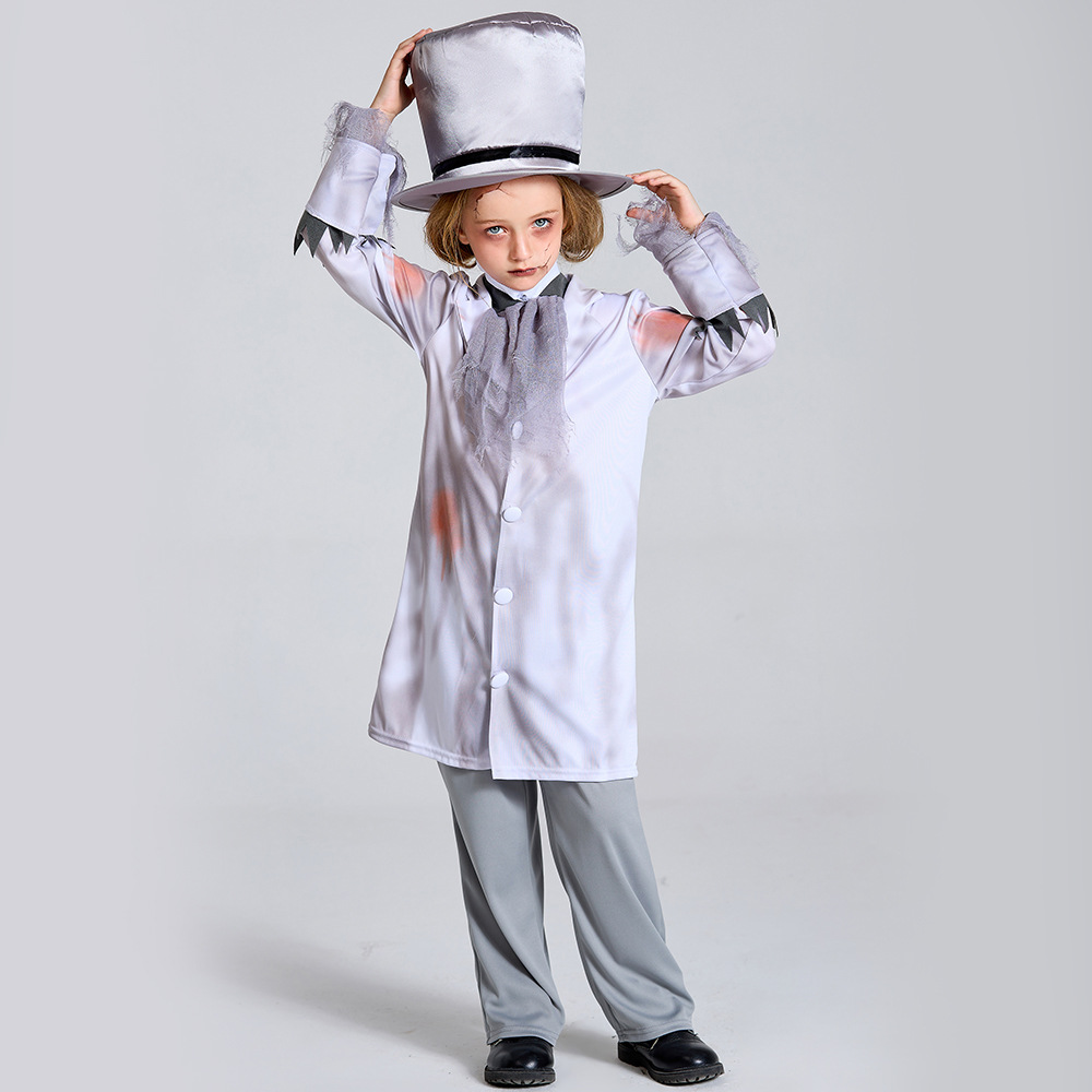 MYLITTLELASS Halloween Scary Fancy Dress Bloody Student Zombie Costumes ...