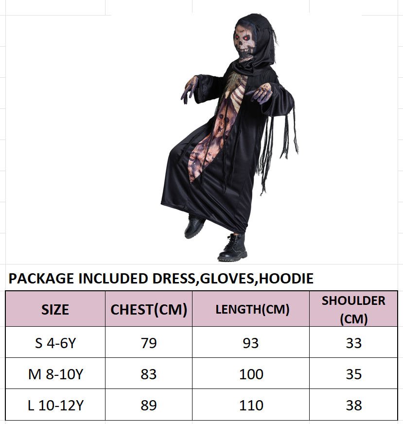MYLITTLELASS Halloween Scary Fancy Dress Bloody Student Zombie Costumes ...