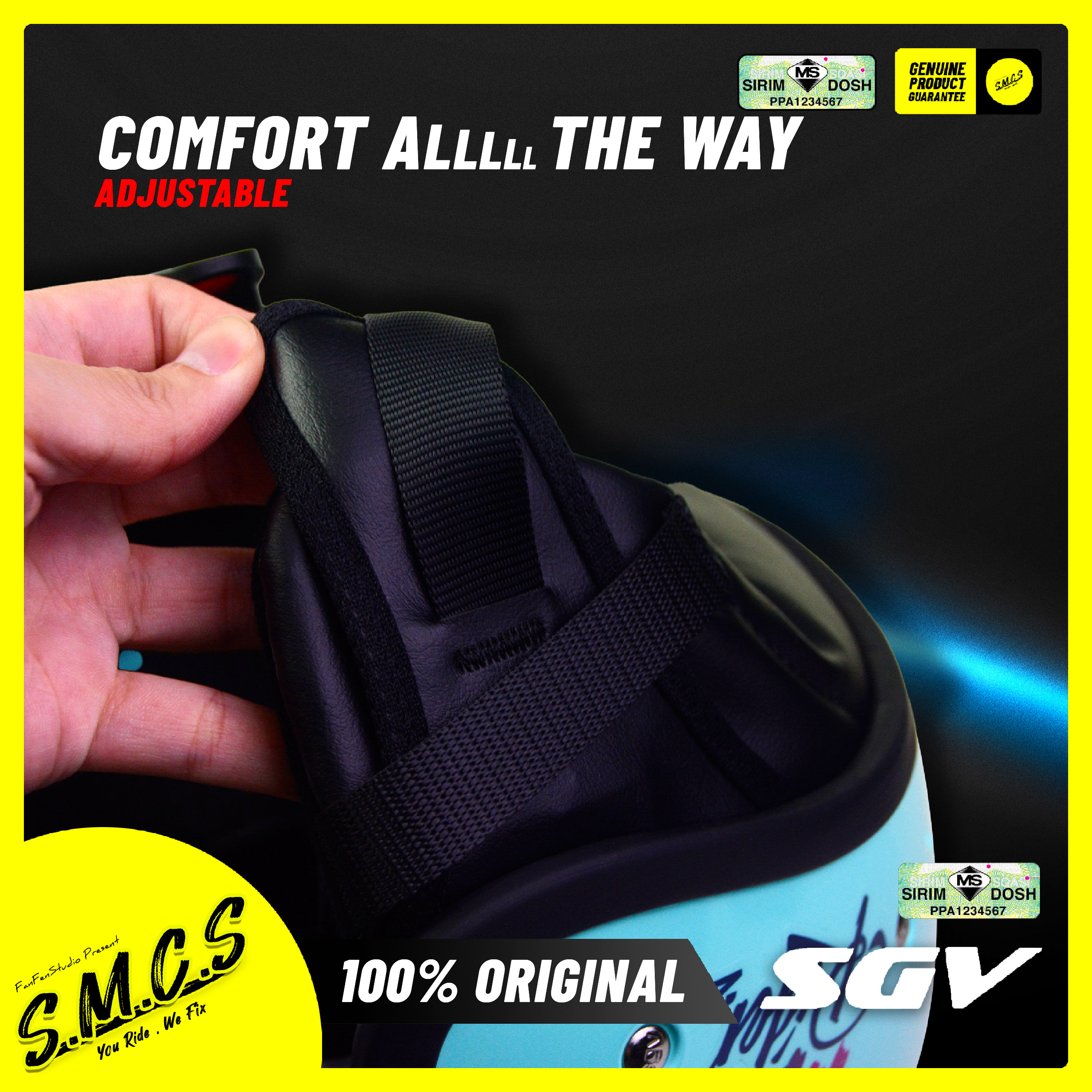 SGV Rider 2 Half Helmet 2/3 Steng Kura Helmet [NEW] 7 Colour/Warna (100 ...