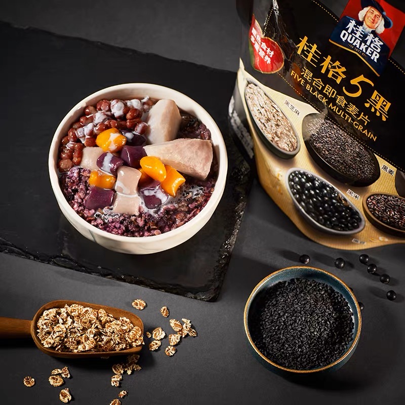 Quaker Five type mixed grain 桂格 5系列 麦片 健康早餐 healthy Breakfast 燕麦 燕麦片 ...