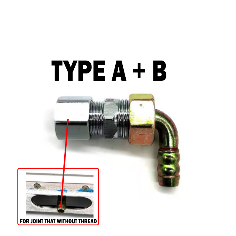 Universal Gas Cooker Stove Hob Inlet Joint Hose Connection L Shape