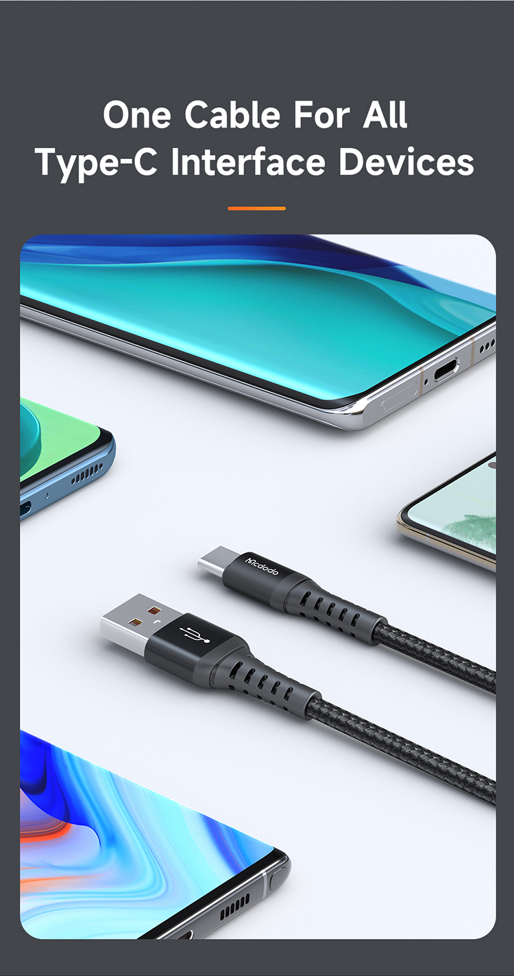 【1yr Warranty】 MCDODO Strong SR Nylon Braided USB to Type C Data Cable ...