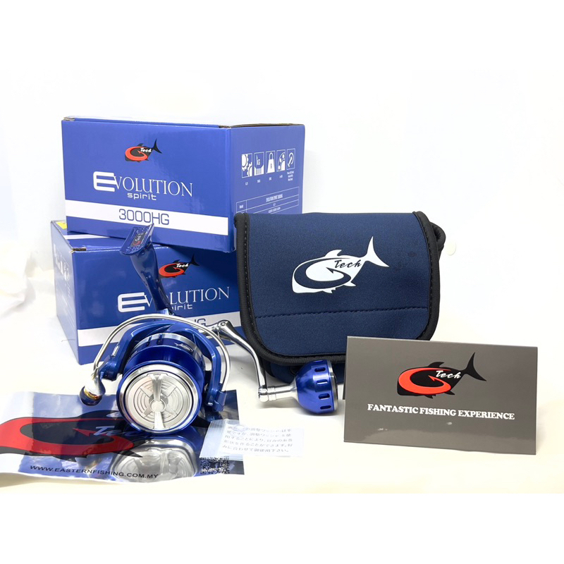 KFT GTECH EVOLUTION SPIRIT SPINNING REEL Reel GTech Evolution Spirit ...