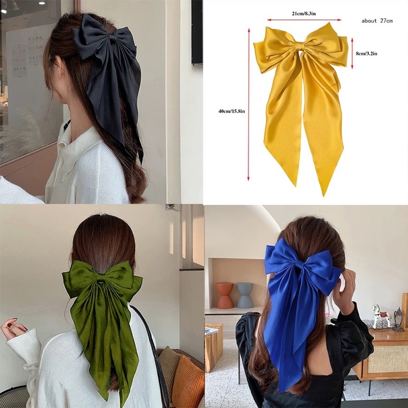 Reben Panjang Besar Reben Hijab Panjang Kain Sempit Rambut Long Ribbon ...