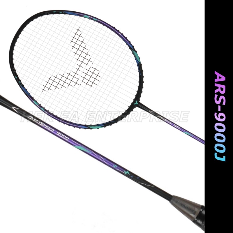 VICTOR Auraspeed 9000 4U & 5U Badminton Racket FREECORE ARS-9000C ARS ...