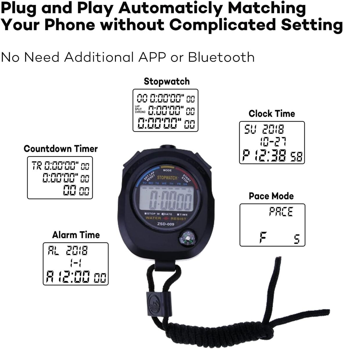 🔥Ready Stock🔥Waterproof Digital LCD Chronograph Timer Counter accurate ...
