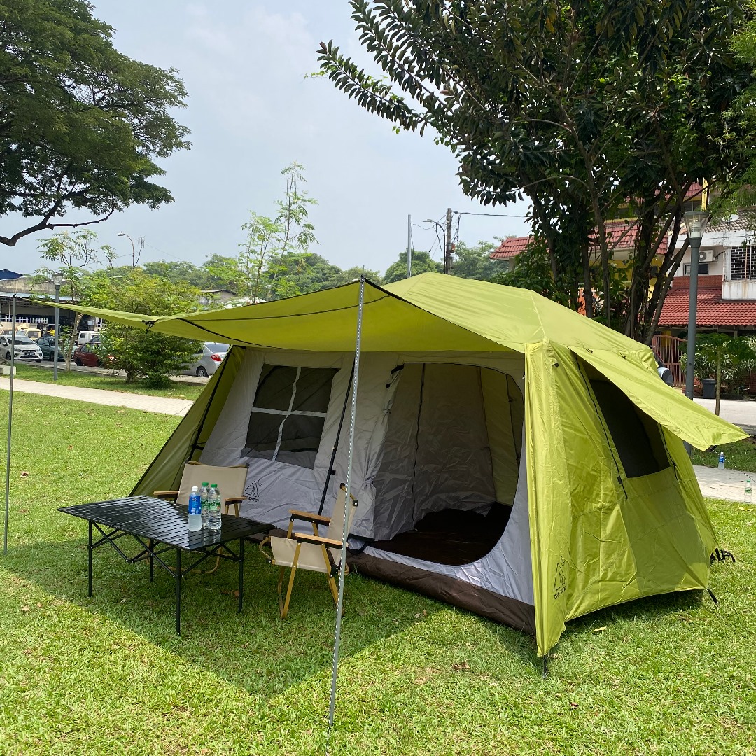 Village-13 Camping Tent Waterproof Automatic Khemah camping besar 5-7 ...