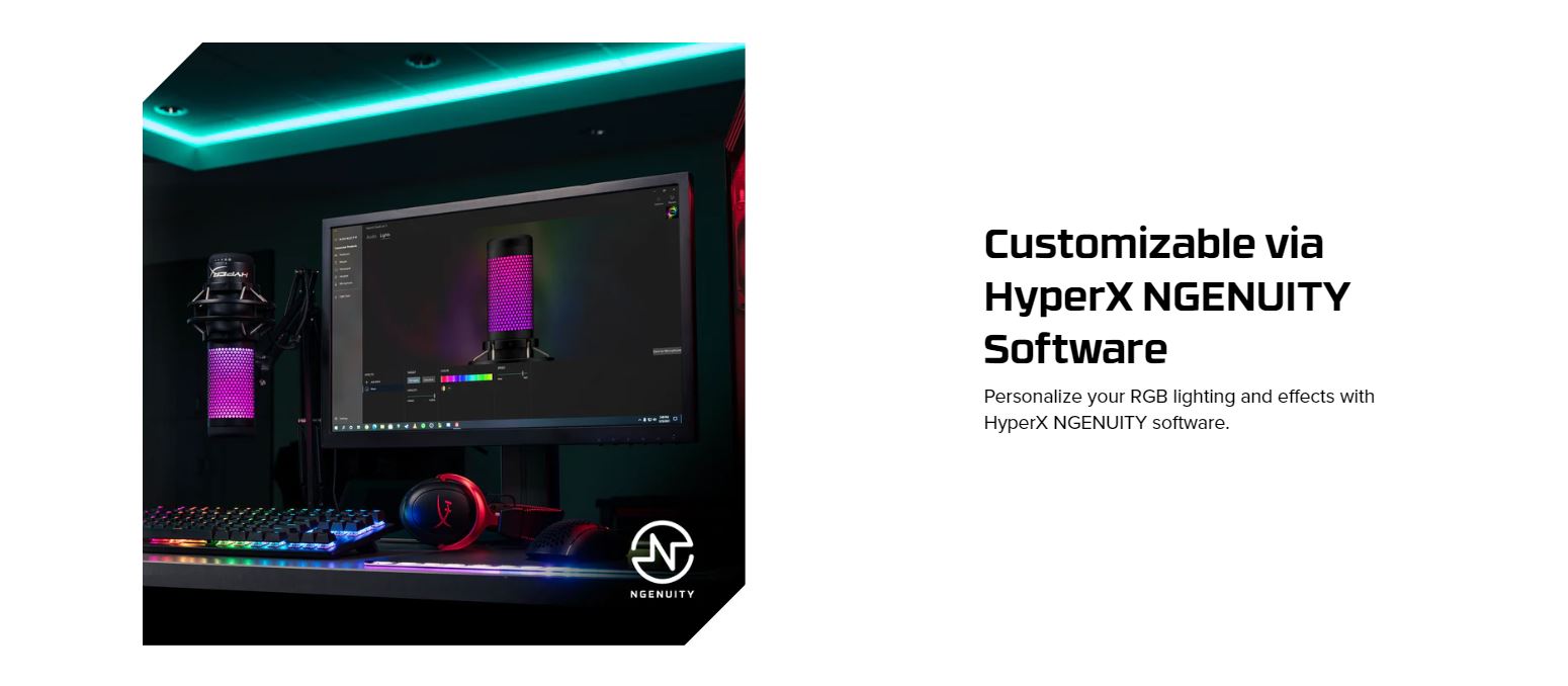 HyperX QuadCast S – USB Condenser Gaming Microphone | Shopee Malaysia