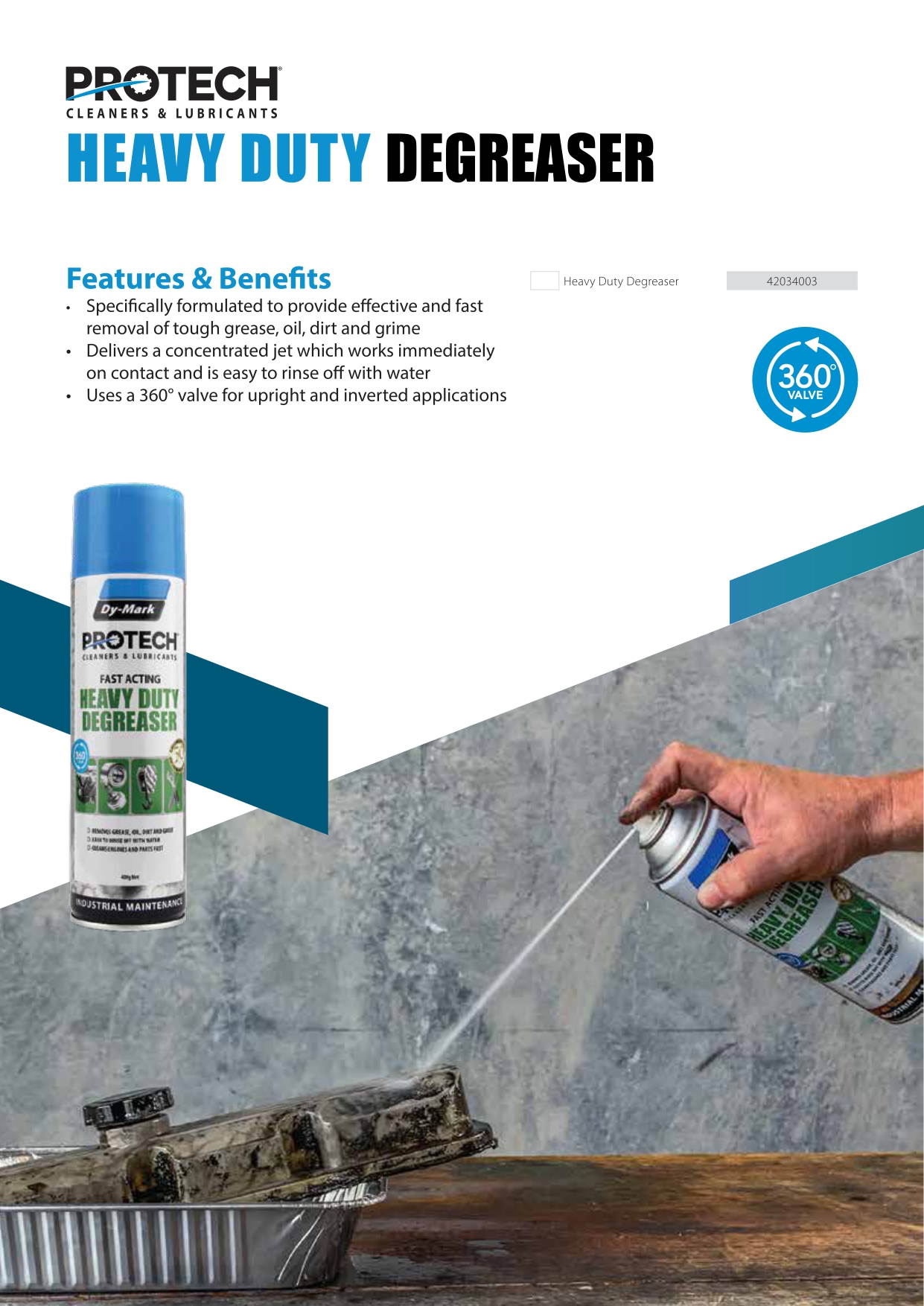 Dy-Mark Protech Heavy Duty Degreaser Fast Acting Remove Grease, Oil ...