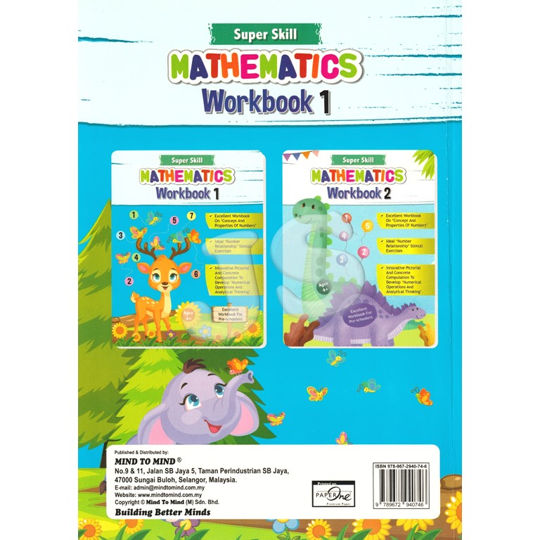 SUPER KILL MATHEMATICS WORKBOOK 1 & WORKBOOK 2 | PRESCHOOLERS AGES 4 ...
