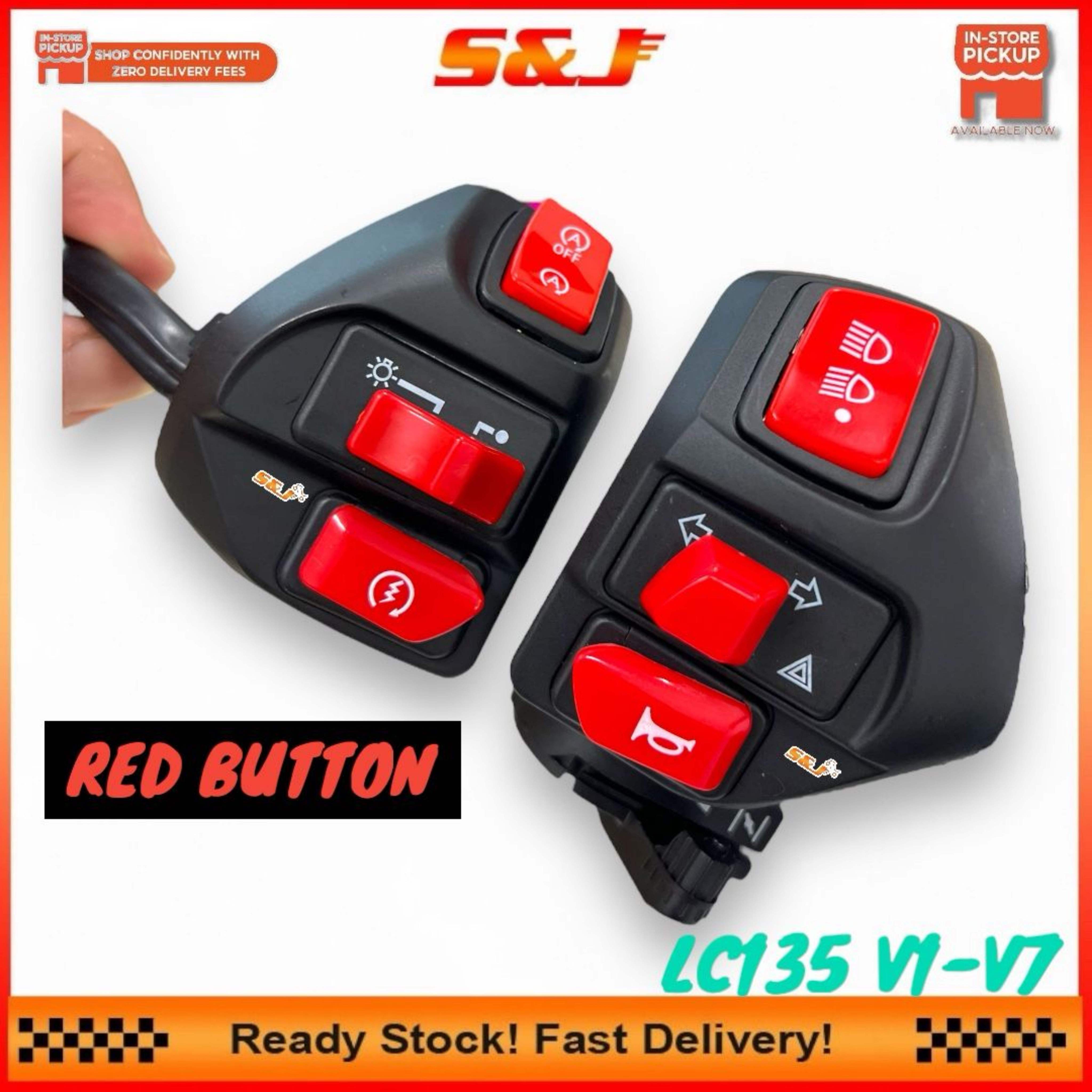RED BUTTON ( FREE RELAY ) LC135 V1 - V7 135LC DOUBLE SIGNAL HANDLE ...