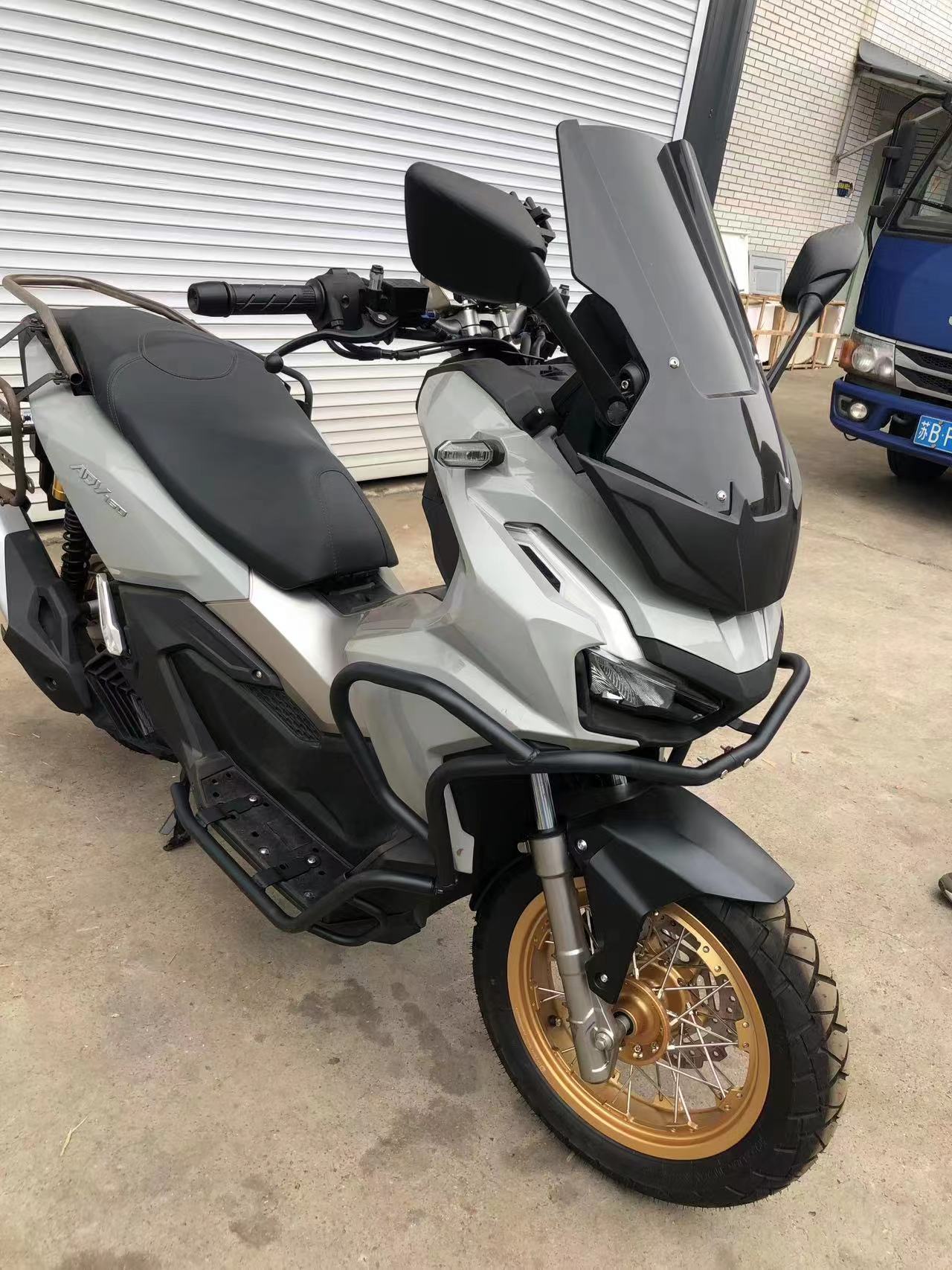 HONDA ADV150 ADV 160 Front Windshield/ black Visor | Shopee Malaysia