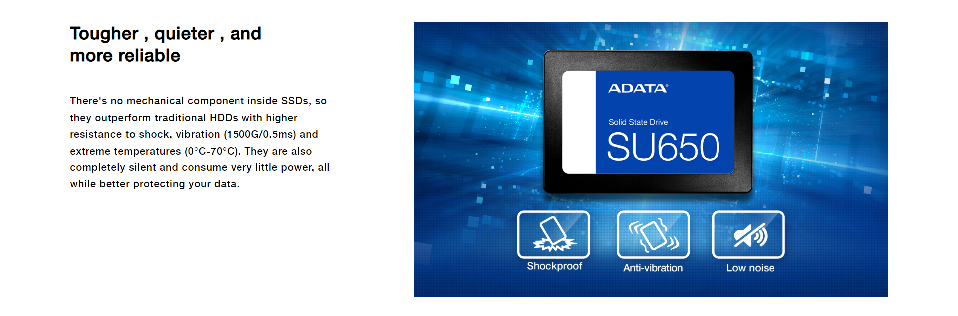 ADATA SSD 240GB /480GB / 1000GB ULTIMATE SU650 2.5in SSD (3 Years ...
