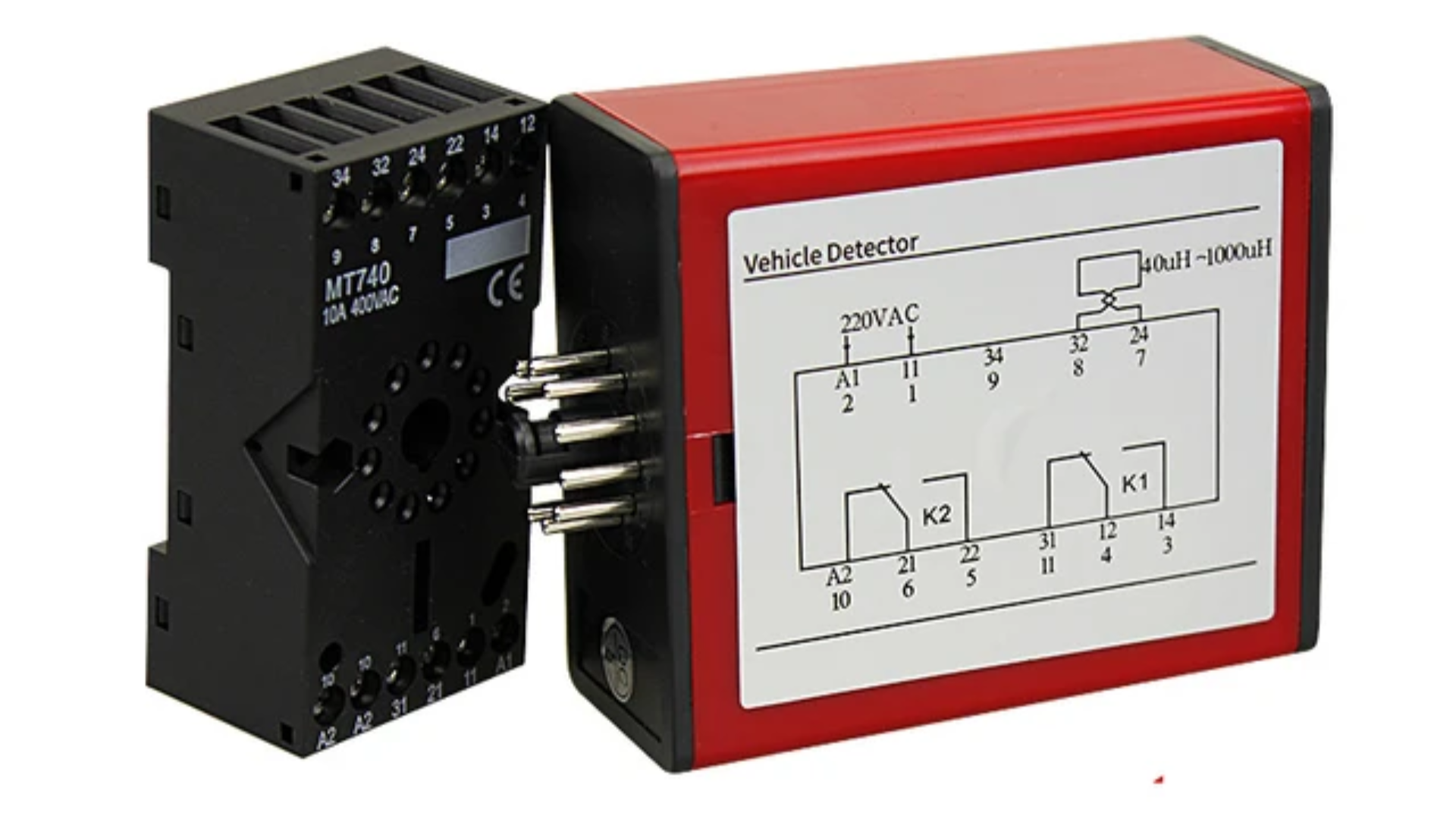Barrier Gate Single Channel Loop Detector Two Relay Output use for ...