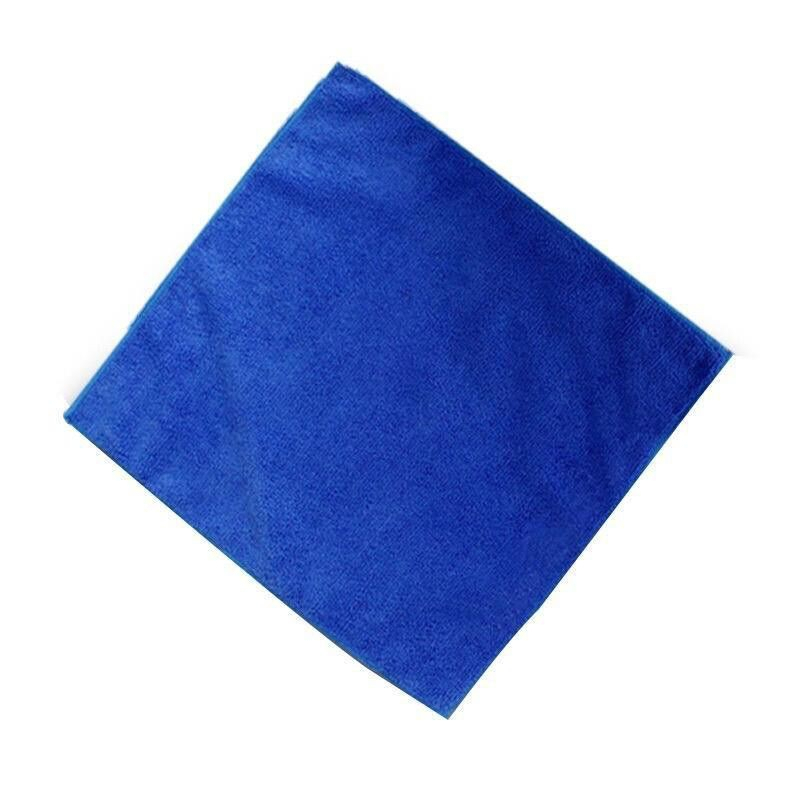2PCS Car Wash Cleaning Towel Blue Cloth Microfiber Tuala Biru Kain Car ...