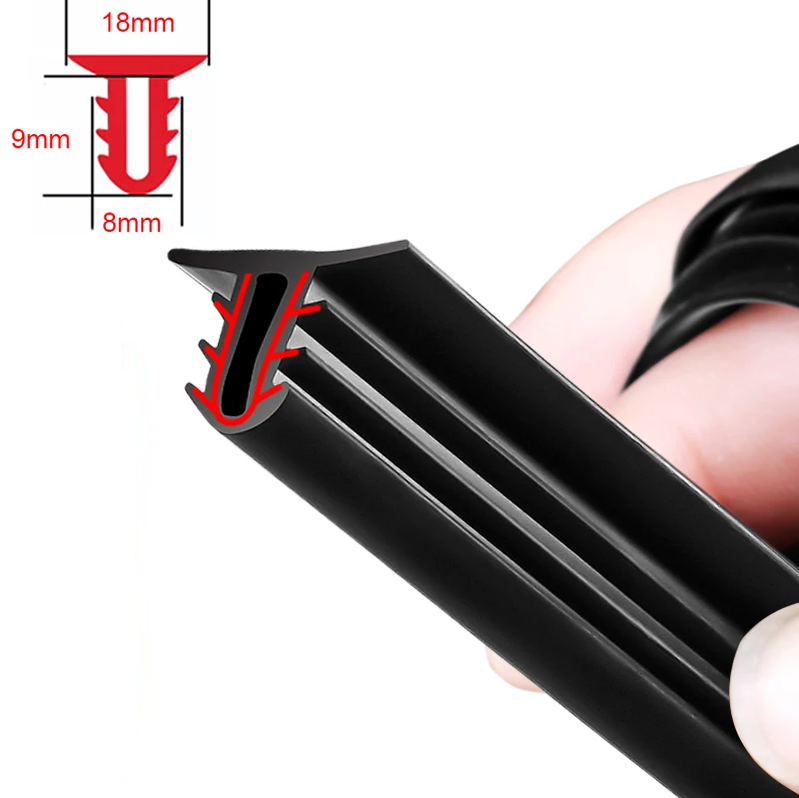 Car Dashboard Sealing Strip Rubber Seal Sound Proof Windshield Gap ...
