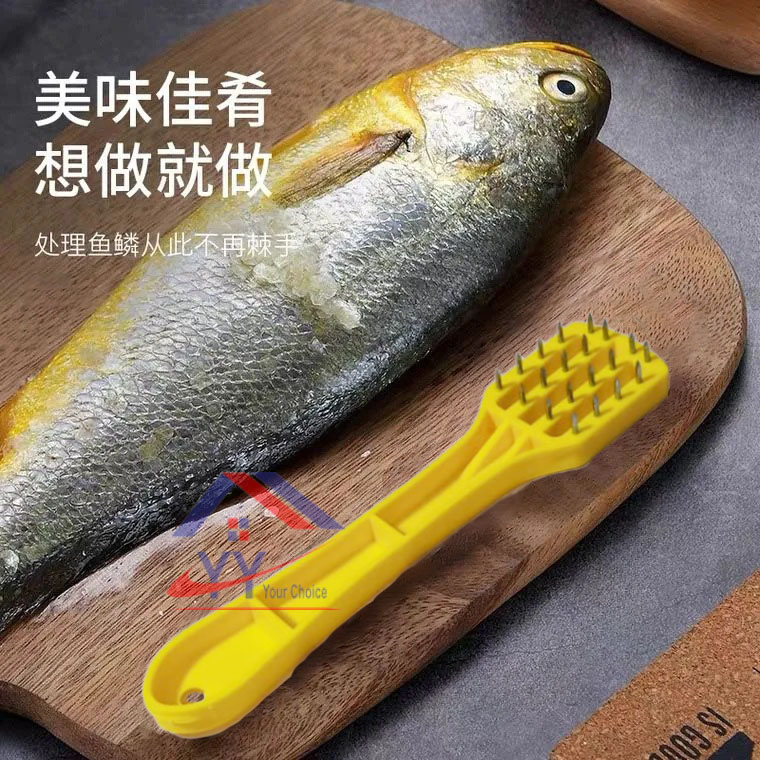 Fish Scale Scraper/Plastic Handle Fish Scale Remover Scrapper/Handheld ...