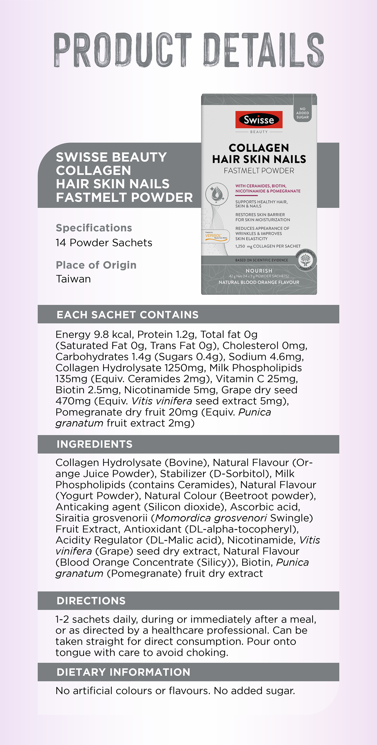 Swisse Beauty Collagen Fastmelt Powder (14 x 3g) | Shopee Malaysia