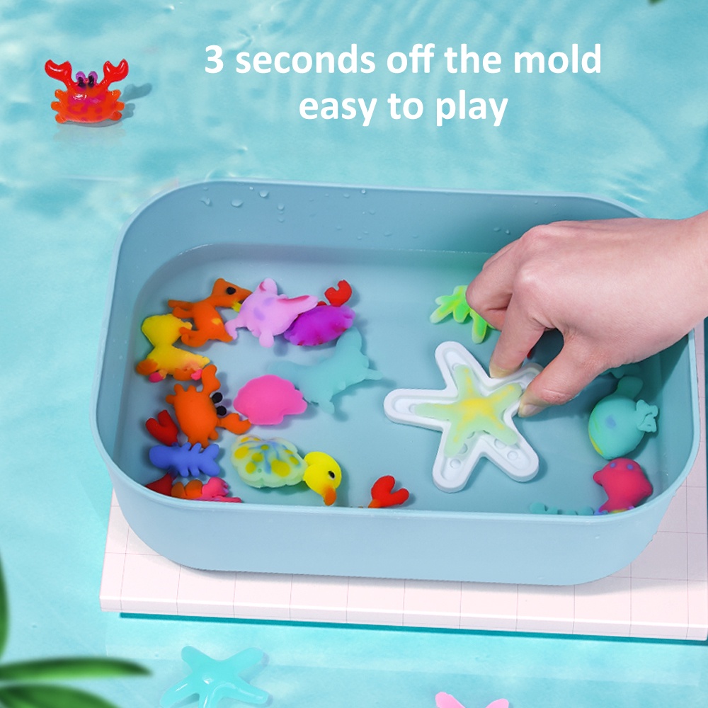 DIY Magic Water Elf Set Kids Handmade Slime Ocean Toys Art Craft ...