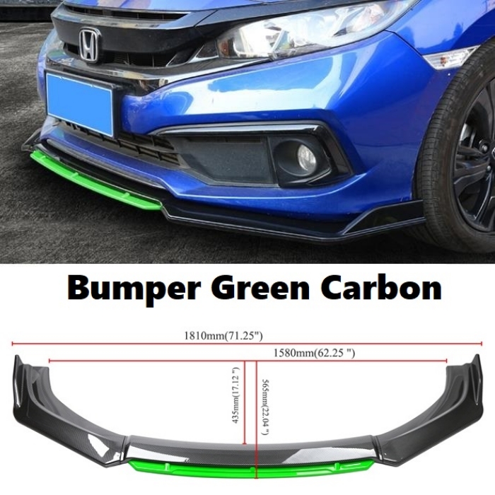 Toyota Innova 2005-2011 Front Bumper Diffuser Lip Wrap Angle Splitters ...