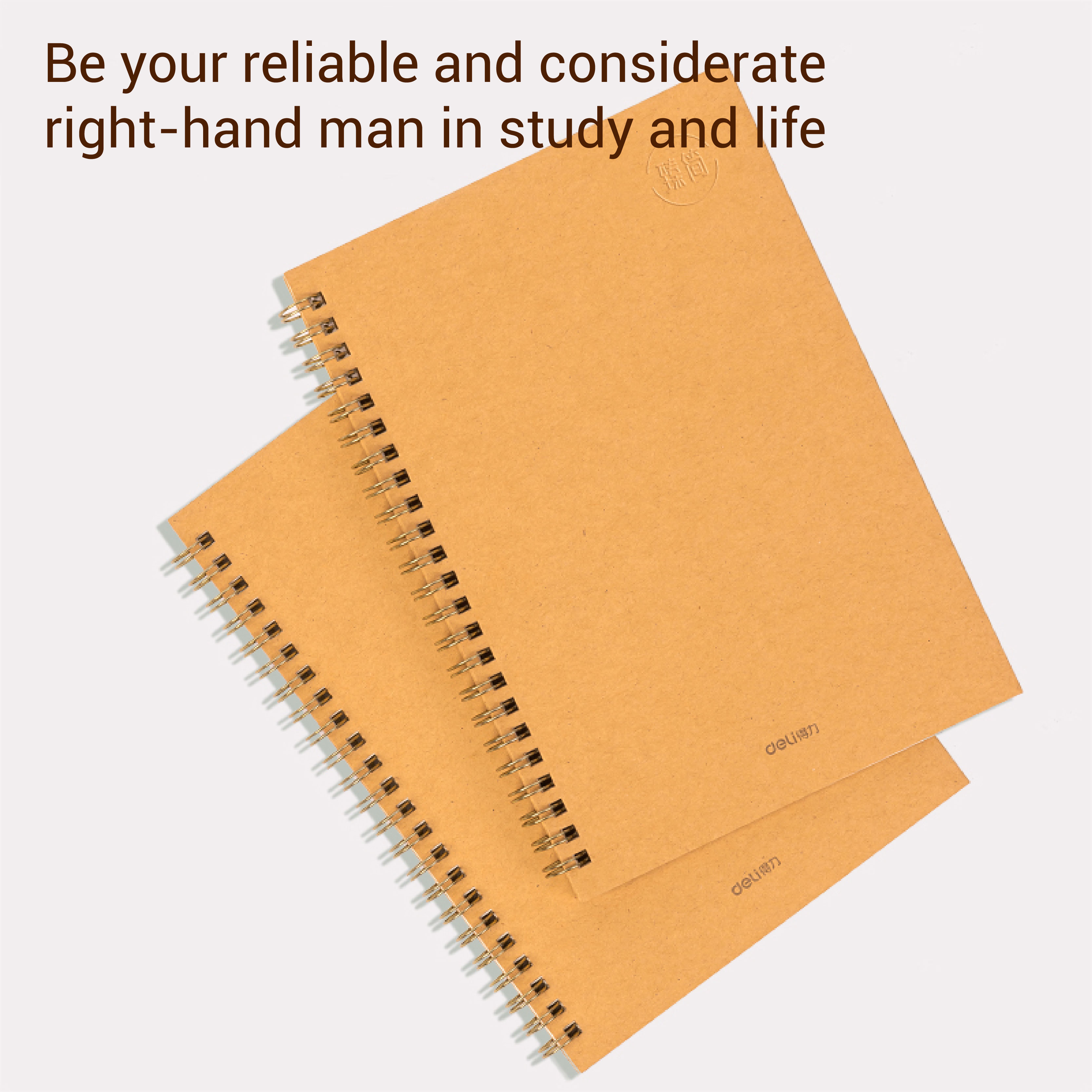 Deli Spiral Coil Notebook A5 B5 120 Pages Eye Protection Buku Nota ...