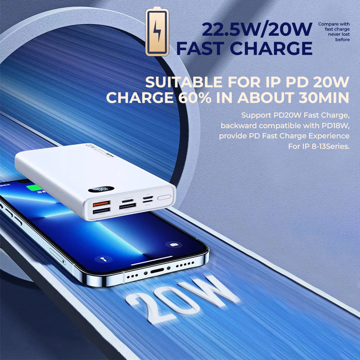 [ CCC ] Remax RPP-292 Gallop Series 20W+22.5W PD+QC Fast Charging ...