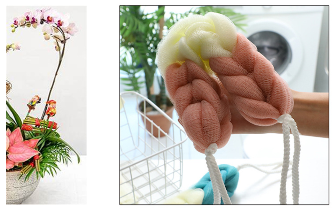 *Ready Stock* Long Stretch Back Sponge with Rope Handles Back Scrubber ...
