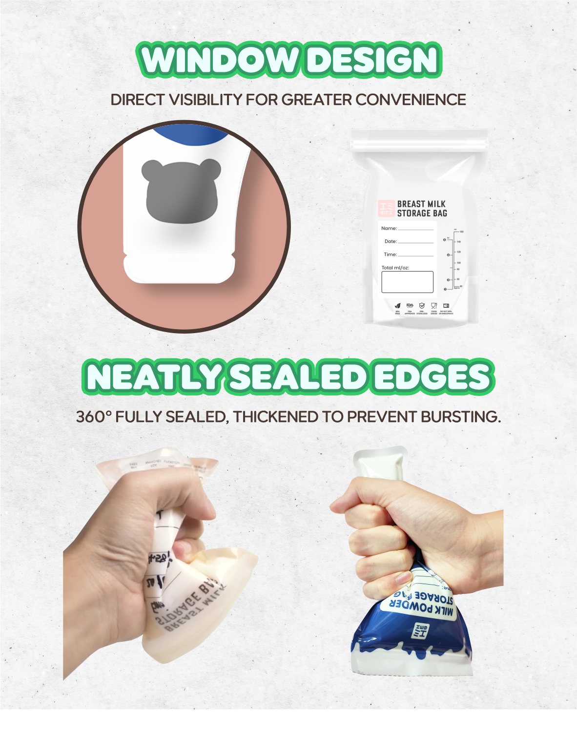 [25PCS] EMI Multifunction Snack Bag Ziplock Bag Small Candy Bag Cookies ...