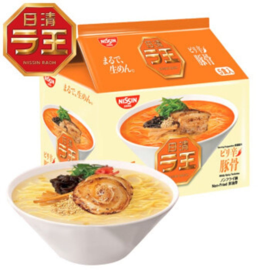 (Non-Halal) Nissin Raoh Ramen Authentic Japanese-Style Ramen Tonkotsu ...